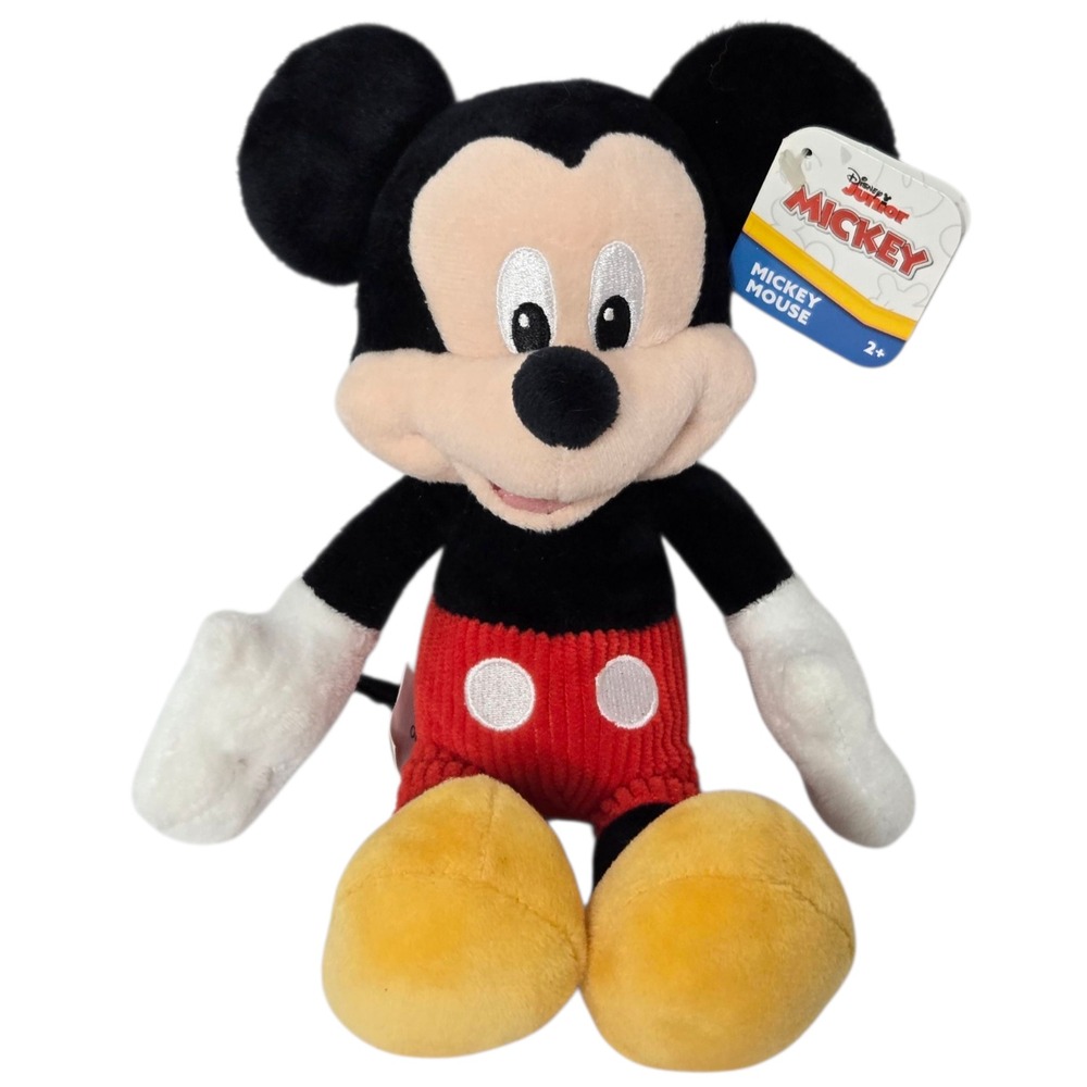 Disney Junior Mickey Mouse Plush 7" Classic Cartoon Mascot NWT‎ Just Play